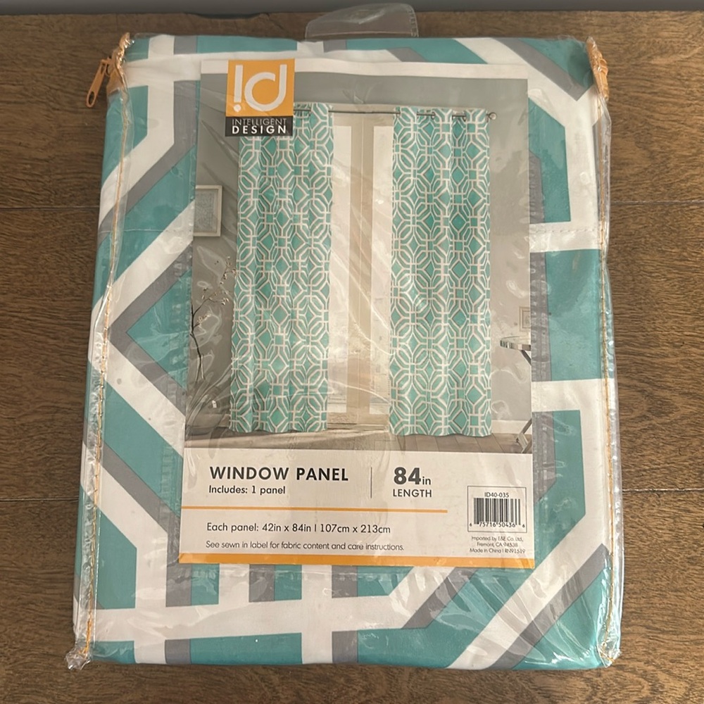 New 84 inch curtain panel